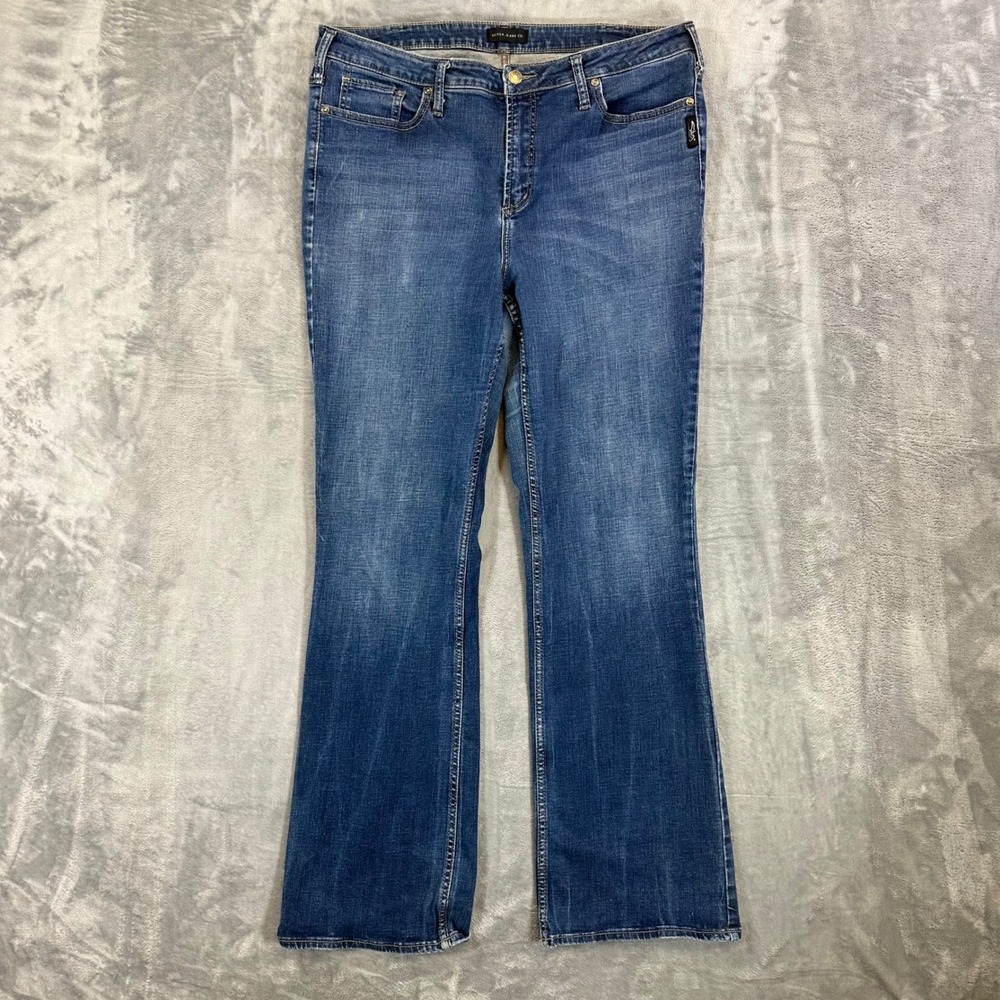Silver Jeans Mazy Bootcut Jeans Women's Size 16x33 Blue Medium Wash